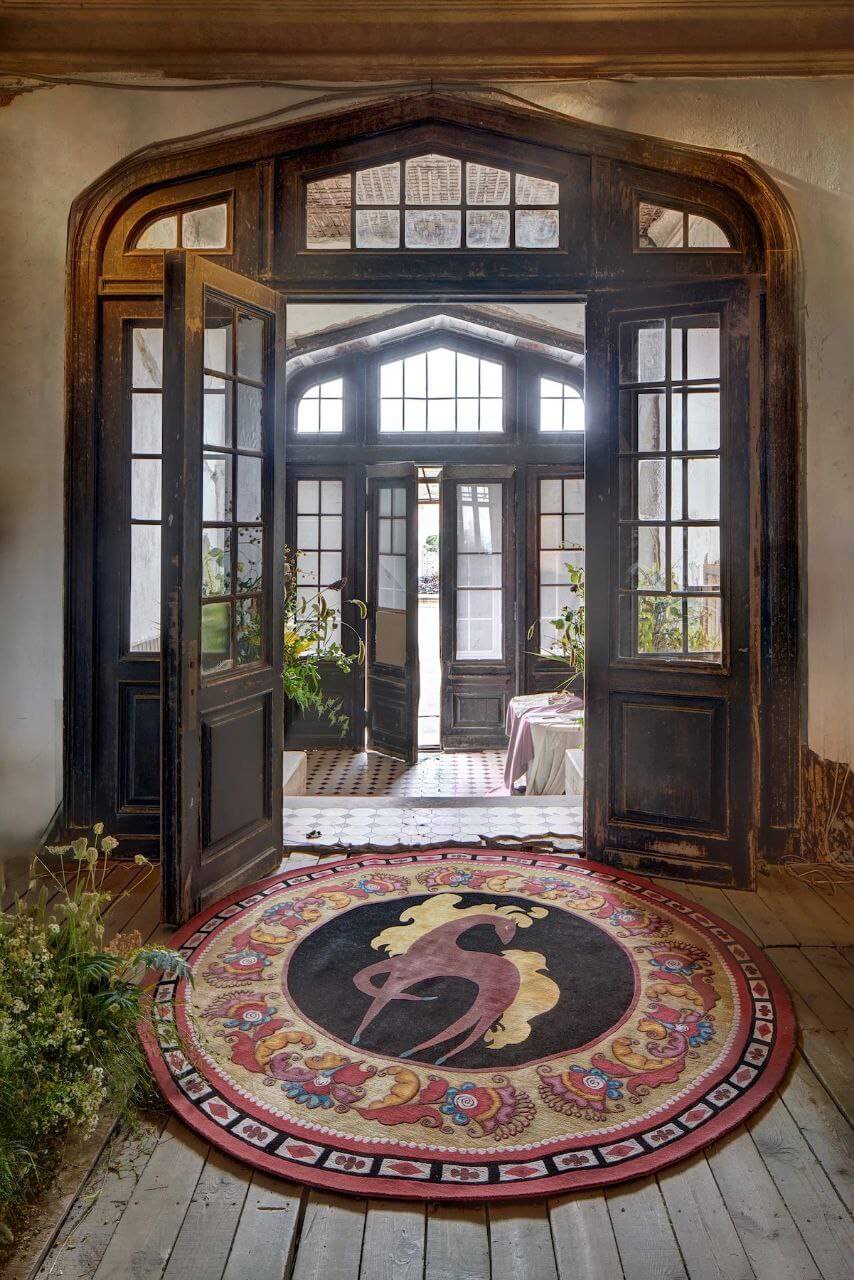 Ковёр из шёлка и шерсти СКАЗКИ СИВКА БУРКА